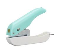 TOPINCN Square Hole Punch Single Hole Puncher Handheld Paper Punch for Paper and Crafts with Built-in Shavings Container 1/4 Inch for Cardstock Corrugated