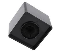 TOPINCN Square Microphone Station, Black ABS, Compact and Durable, Portable, for Interview Meeting, 41mm, Suitable for Interviews, Press Conferences