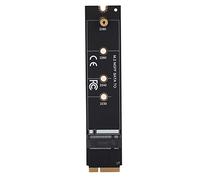 TOPINCN SSD Adapter Card M2 for OS X 2012 A1465 A1466 with Fast Transmission, Easy Install Solid-State Hard Disk Riser Card - Black