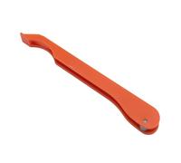 TOPINCN Stained Glass Making Tool, Copper Foil Hand Foiler for Stained Glass 1/4 in, with Ergonomic Handle, Green and Orange Plastic Hand Foiler Tool Kits, Useful and Practical (Orange)