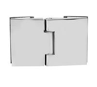 TOPINCN Stainless Steel Beveled Double-Sided Hinge for 8-12mm Glass, Durable Bathroom Hinge for Toughened Glass Door, Furniture Accessories for Elegant Shower Room