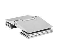 TOPINCN Stainless Steel Beveled Double-Sided Hinge for 8-12mm Glass Shower Door Hardware Accessories for Bathroom Safety and Reliability