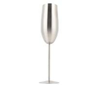 TOPINCN Stainless Steel Champagne Glasses, 4 Pack 260ml 304 Stainless Steel Champagne Flutes with Dishwasher Safe Design, for Wedding Anniversary Christmas Party Outdoor Events
