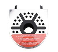 TOPINCN Stainless Steel Coffee Machine Cup Rest, Espressos Brewer Cuplet Stand, Splashs Guard Drip Tray Mug Riser Accessories for CFN601 602 701 702 801 802 Coffee Machine Parts