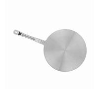 TOPINCN Stainless Steel Durable Heat Diffuser Plate for Gas/Induction Cooker Safe Handling for Iron Pan, Ceramic Pot - Household Supply (24cm)