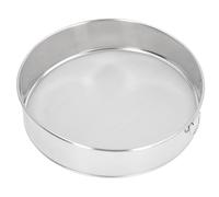 TOPINCN Stainless Steel Large Size Round Sifter 80 Mesh for Baking Powdered Ingredients Easy to for Home Kitchen