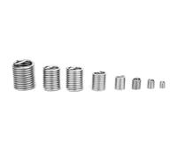 TOPINCN Stainless Steel Thread Insert Repair Tool Set for Improved Joint Strength and Wear, 200pcs for M3-M12 Inner Thread Repair, for Screw Tool