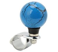 TOPINCN Steering Wheel Power Ball with Thunder Design Effortless Steering for Cars Trucks (Blue)