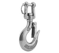 TOPINCN Swivel Eye Fork in the Hebed 350 Kg Work Load Limit - Versatile Stainless Steel Hook for Land Transport Direct Exchange for Old Hooks (110mm)