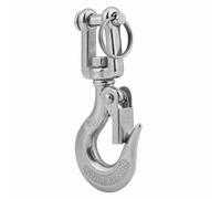 TOPINCN Swivel Eye Fork in the Hebed 350 Kg Work Load Limit - Versatile Stainless Steel Hook for Land Transport Direct Exchange for Old Hooks (90mm)