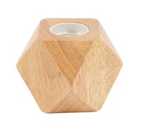 TOPINCN Table Lamp Base, 200W Socket Stylish Modern High Grade Texture Wooden Diamond Lamp Base Adjustable Bulb Brightness 170cm Cable Length for Home for Bar (UK Plug)