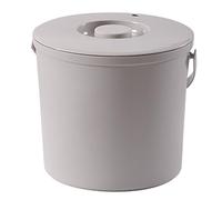 TOPINCN Tea Residue Bucket, Tea Leaf Countertop Compost Bin Iron Multifunctional Tea Garbage Can Desktop Trash Can Kitchen Waste Bins Wastebasket Tea Dross Bucket Container for Home Office