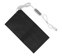 TOPINCN Temperature Regulating Heating Pad Bendable Washable USB Electric Heater Cloth for Pet Warmth (10x20cm)