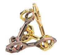 TOPINCN Tetrametrical Metal Alloy Puzzle Brain Game Toys for Adults Relieve Stress