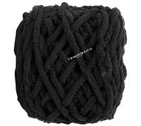 TOPINCN Thick and Quick Coarse Wool Ice Strip Yarn Needle for Knitting Blanket Slipper Line, Hand Washable Soft Polyester Wool Yarn for Scarves, Sweaters, Hats, Shoes, 1 Ball, (#5)