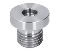 TOPINCN Thread Chuck Insert Adaptor Sturdy Stainless Steel 33mm Male 18mm Female Lathe Headstock Spindle Adapter for Woodworking Enthusiasts