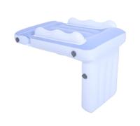 TOPINCN Toddler Airplane Bed, Portable Travel Bed Safe Soft with Airplane Seat Extender Blow Up Mattress for Long Flights Sleep (Blue)