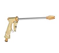 TOPINCN Twice of The Pressure Household Washing Tools Water Gun with Multifunctional Spray, 360-degree-rotating Nozzle, Shower/Direct Spray/Fan, Electroplating Tyrant Gold