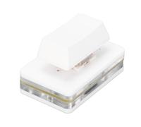 TOPINCN Type-C Single Keyboard Switch, Wired Custom Shortcut Key, RGB USB Mini Keyboard, Customizable PC Macro for Music Production, Convenient Mini Mechanical Game (White)