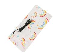 TOPINCN USB Baby Bottle Keep Warm Cover Insulation Thermostat - Safe and Non - Material Ideal to Keep Baby Milk Warm While It Drives in The Car (Rain Bow)