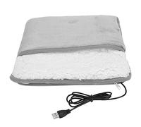 TOPINCN USB Foot Heating Pad, Cozy Imitation Wool Material, Ideal Winter Feet Warmer for Home and Office, Size 11.8 X 11.4in