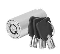 TOPINCN Vending Machine Lock and Key, Single Opening Key Zinc Alloy Chrome Color Vending Machine Lock Cylinder for Automatic Selling Machines