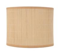 TOPINCN Vintage Boho Lamp Shade Retro Style Lamp Cover Classic Light Shade Wood Iron for Table Floor Ceiling E27 E14 Dual Use