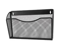 TOPINCN Wall Mount File Holder Metal Mesh Storage Organizer for Letter