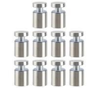 TOPINCN Wall Mounted Standoff Nails Durable Advertising Nail Support for Gallery Display 10PCS
