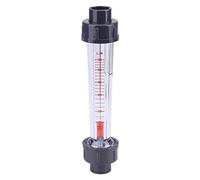 TOPINCN Water Flow Meter Plastic Tube Type Transparent 100-1000L/H Flowmeter Measure Water Flow Measuring Lzs-15