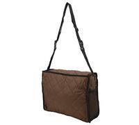 TOPINCN Wheelchair Side Bag Walker Hanging Storage Bag Armrest Organizer with Multiple Pockets Quilted Cotton for Electric Manual Wheelchair Walker Scooter (Coffee)