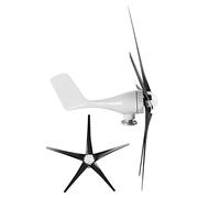 TOPINCN Windmill Generator Efficient Small 5 Vane/Wing Wind Turbines Kit 800W Industrial Energy Equipment for Boats/Cabins, Nylon Fiber (24V)