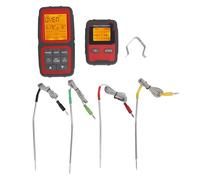 TOPINCN Wireless Meat Thermometer with 4 Probes, 500FT Long BBQ Grill Kitchen Food Cooking Digital Thermometer Temperature Detector with LCD Backlit & Alarm for Beef Steak Fish