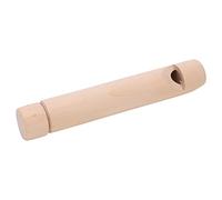 TOPINCN Wooden Flute Toy for Kids, Rhythmic Instrument, Water Based Paint, Harmless to Human Body (Brown)