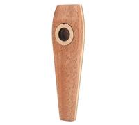 TOPINCN Wooden Kazoo Guitar Accompaniment Flute Buzzing Harmonica for Music Lovers and Artists Wooden Flute Membrane Cover