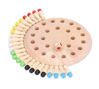 TOPINCN Wooden Matchstick Chess Game for Fun Learning and Family
