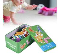 TOPINCN Wooden Wooden Educational Toy for the Promotion of Cognitive Development for Children with Children for over 3 Years Old - Animal Marine (Dinosaur Family)