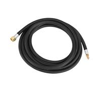 TOPINCN WP17 3.7 Meter Power Cable Hose for Welding Torch, Suitable for WP17 Welding Machine, Rubber, M16*1.5mm Connector, 1 Piece, Workshop