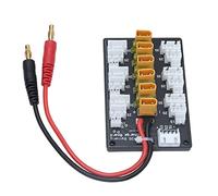 TOPINCN XT30 Parallel Charging Board 20A Multi-Channel Lipo Charger for RC Models, Short Circuit Protection, ABS Construction