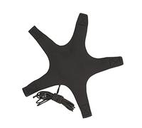 TOPINCN Youth Soccer Trainer Elastic Strap Football Training Belt for Kids to Improve Skills Black