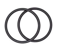 TOPIND Baby Ring Sling, Aluminium Carrier Ring 2pcs Infants Strap Rings 2.5inch Soft Slings Carrier with Baby Formula Dispenser and Brush Pen Gift for Newborn Toddlers Kids (Matte Black)