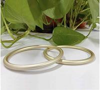TOPIND Baby Ring Sling, Aluminium Carrier Ring Accessory 2pcs Cotton Infants Strap Breathable 3inch Soft Slings Carrier for Newborn Toddlers Kids(Light Gold)
