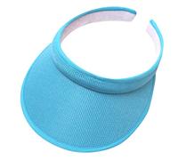 TOPJIAO Sun Visor Cap,Sports Adjustable Baseball Cap Golf Tennis Visor Hats for Ladies Women Men Long Peak Thicker Sweatband Unisex Men's Women's Sports Retro 80s Stag Poker Party Hat Blue