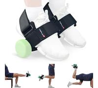 TOPJUM Dumbbell Foot Attachment, Tibialis Trainer, Adjustable Ankle Weights for Monkey Feet, Tib Bar, Ankle Straps for Weight Lifting, Leg Workouts at Home for Hip Flexors, Shin Splint, Hamstring
