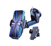 TOPK Car Phone Holder, Suction & Hook Phone Holder for Cars 4 in 1 Super Stable Car Phone Mount for Dashboard/Windscreen/Air Vent Compatible with All Mobile Phones