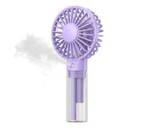 TOPK Portable Misting Fan - Rechargeable Handheld Personal Spray Water Mist Fan 32ml Water Tank Mini Cooling Hand Fans for Travel, Outdoors, Makeup, Camping, Home, and Office Use