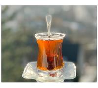 Topkapi Ebru-Sultan 18-Piece Turkish Tea Set for 6 People