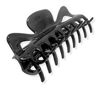 Topkids Accessories 11cm Butterfly Hair Claw Clips Hair Clips Hair Claws Hair Women Hair Claw Clips Hair Styling Accessories Large Hair Clip Claw Hair Clips Women Ladies Hair Clips (Black)