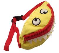 Topkids Accessories Kids Small Bumbags Bum Bag Bumbag Bum-Bag Waist Bag Rabbit Rainbow Glitter with Adjustable Belt Fanny Pack for Kids, Boys, Girls (Monster Yellow)