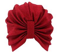Topkids Accessories Ladies Turbans, Turbans for Women, Head Scarf for Women UK, Chemo Headwear for Women UK, Hair Wrap, Head Warmers for Women, Hair Scarf, Bald Cap, Hair Turban (Burgundy)